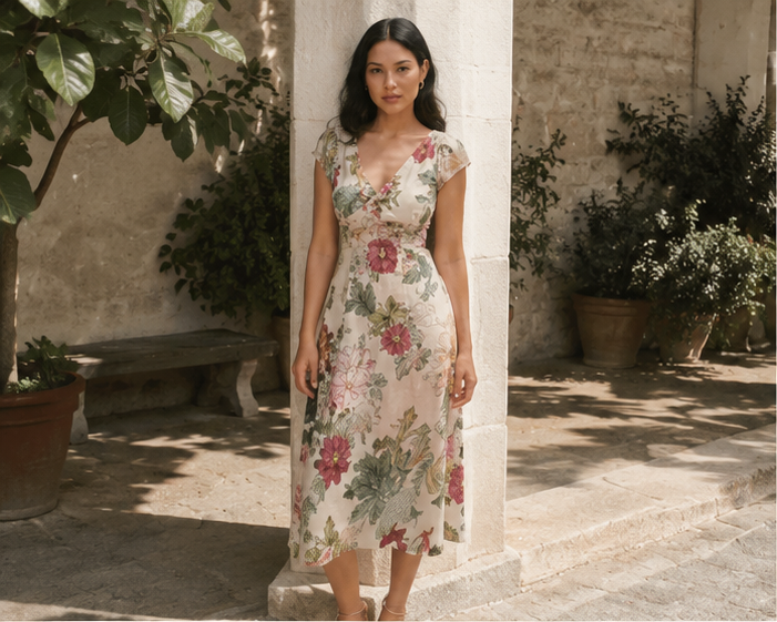 Peasant Maxi Dress