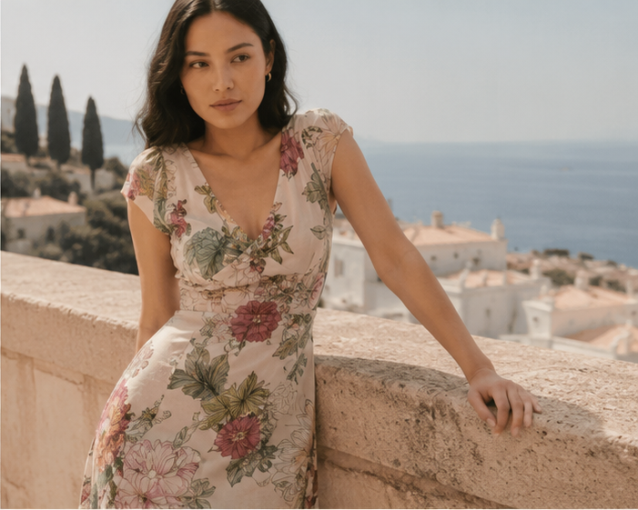 Peasant Maxi Dress