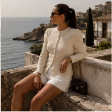 Cardigan Shorts